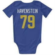 Rob Havenstein Los Angeles Rams  Infant & Newborn Bodysuit  - Royal