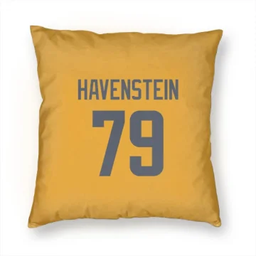 Rob Havenstein Los Angeles Rams  Pillow Cover (18 X 18) - Gold