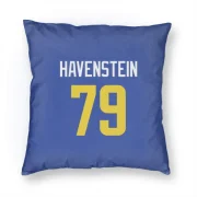 Rob Havenstein Los Angeles Rams  Pillow Cover (18 X 18) - Royal