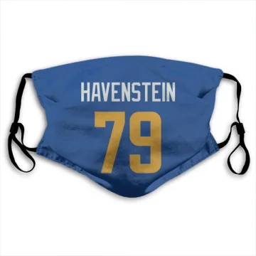 Rob Havenstein Los Angeles Rams Royal  Face Mask - Gold