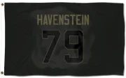 Rob Havenstein Los Angeles Rams  Service Flag (3 X 5) - Black