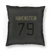 Rob Havenstein Los Angeles Rams  Service Pillow Cover (18 X 18) - Black