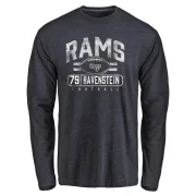 Rob Havenstein Men's Los Angeles Rams Flanker Long Sleeve T-Shirt - Navy