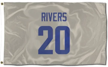 Ronnie Rivers Los Angeles Rams   Bone Flag (3 X 5)