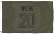 Ronnie Rivers Los Angeles Rams  Flag (3 X 5) - Olive