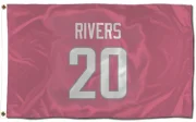 Ronnie Rivers Los Angeles Rams  Flag (3 X 5) - Pink