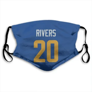 Ronnie Rivers Los Angeles Rams   Royal  Face Mask - Gold