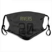 Ronnie Rivers Los Angeles Rams  Service Face Mask - Black