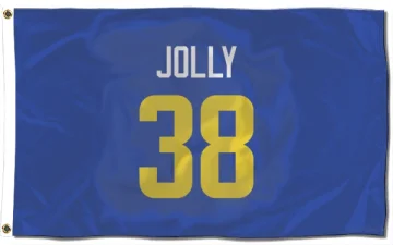 Shaun Jolly Los Angeles Rams  Flag (3 X 5) - Royal