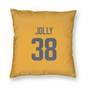 Shaun Jolly Los Angeles Rams  Pillow Cover (18 X 18) - Gold