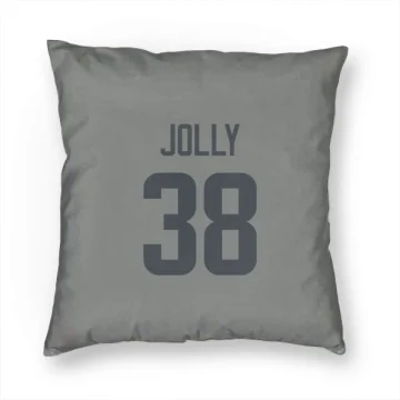 Shaun Jolly Los Angeles Rams  Pillow Cover (18 X 18) - Gray