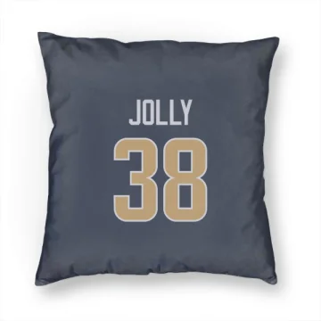 Shaun Jolly Los Angeles Rams  Pillow Cover (18 X 18) - Navy