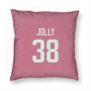 Shaun Jolly Los Angeles Rams  Pillow Cover (18 X 18) - Pink