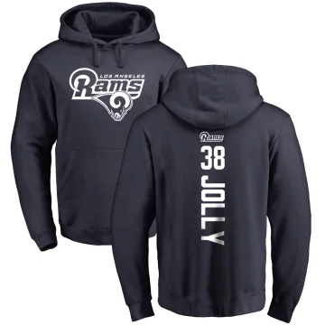 Shaun Jolly Youth Los Angeles Rams Pro Line Backer Pullover Hoodie Navy