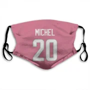 Sony Michel Los Angeles Rams  Face Mask - Pink