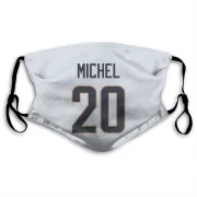 Sony Michel Los Angeles Rams  Face Mask - White