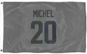 Sony Michel Los Angeles Rams  Flag (3 X 5) - Gray