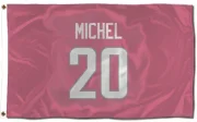 Sony Michel Los Angeles Rams  Flag (3 X 5) - Pink