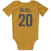 Sony Michel Los Angeles Rams  Infant & Newborn Bodysuit - Gold