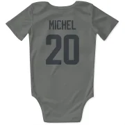 Sony Michel Los Angeles Rams  Infant & Newborn Bodysuit - Gray