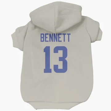 Stetson Bennett Los Angeles Rams   Bone Dog & Cat Pet Hoodie