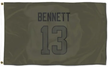 Stetson Bennett Los Angeles Rams  Flag (3 X 5) - Olive