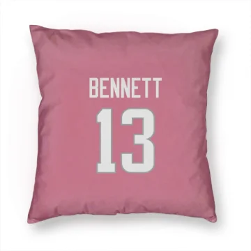 Stetson Bennett Los Angeles Rams  Pillow Cover (18 X 18) - Pink