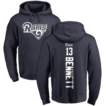 Stetson Bennett Men's Los Angeles Rams Pro Line Backer Pullover Hoodie Navy