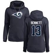 Stetson Bennett Women's Los Angeles Rams Pro Line Logo Pullover Hoodie Navy