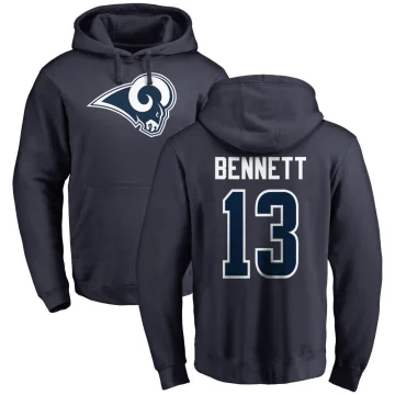 Stetson Bennett Youth Los Angeles Rams Pro Line Logo Pullover Hoodie Navy