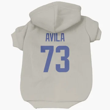 Steve Avila Los Angeles Rams   Bone Dog & Cat Pet Hoodie