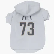 Steve Avila Los Angeles Rams  Dog & Cat Pet Hoodie - White