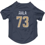 Steve Avila Los Angeles Rams  Dog & Cat Pet Jersey - Navy