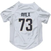 Steve Avila Los Angeles Rams  Dog & Cat Pet Jersey - White