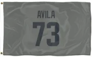 Steve Avila Los Angeles Rams  Flag (3 X 5) - Gray