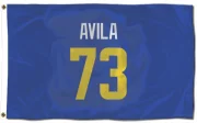 Steve Avila Los Angeles Rams  Flag (3 X 5) - Royal