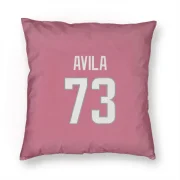 Steve Avila Los Angeles Rams  Pillow Cover (18 X 18) - Pink