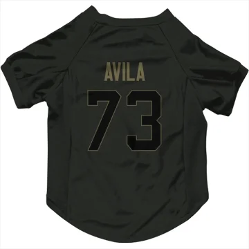 Steve Avila Los Angeles Rams  Service Dog & Cat Pet Jersey - Black