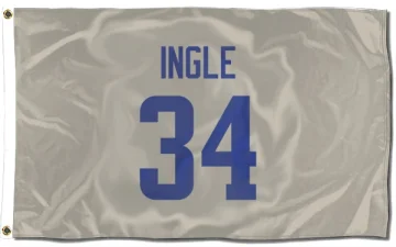 Tanner Ingle Los Angeles Rams   Bone Flag (3 X 5)