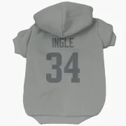 Tanner Ingle Los Angeles Rams  Dog & Cat Pet Hoodie - Gray