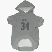 Tanner Ingle Los Angeles Rams  Dog & Cat Pet Hoodie - Gray