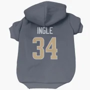 Tanner Ingle Los Angeles Rams  Dog & Cat Pet Hoodie - Navy