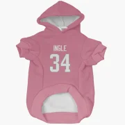 Tanner Ingle Los Angeles Rams  Dog & Cat Pet Hoodie - Pink