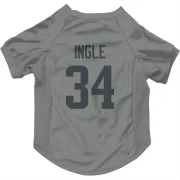 Tanner Ingle Los Angeles Rams  Dog & Cat Pet Jersey - Gray