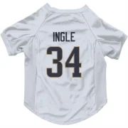 Tanner Ingle Los Angeles Rams  Dog & Cat Pet Jersey - White