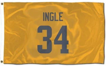 Tanner Ingle Los Angeles Rams  Flag (3 X 5) - Gold