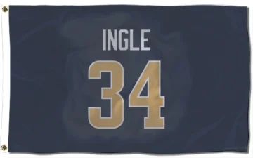 Tanner Ingle Los Angeles Rams  Flag (3 X 5) - Navy