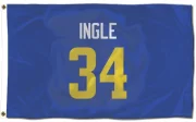 Tanner Ingle Los Angeles Rams  Flag (3 X 5) - Royal