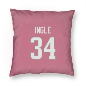 Tanner Ingle Los Angeles Rams  Pillow Cover (18 X 18) - Pink