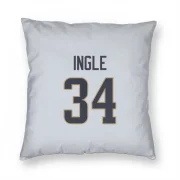 Tanner Ingle Los Angeles Rams  Pillow Cover (18 X 18) - White